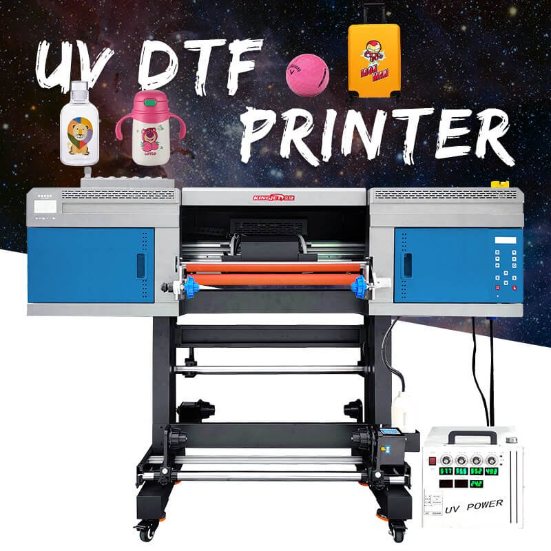 uv dtf printer with laminator for sticker printing